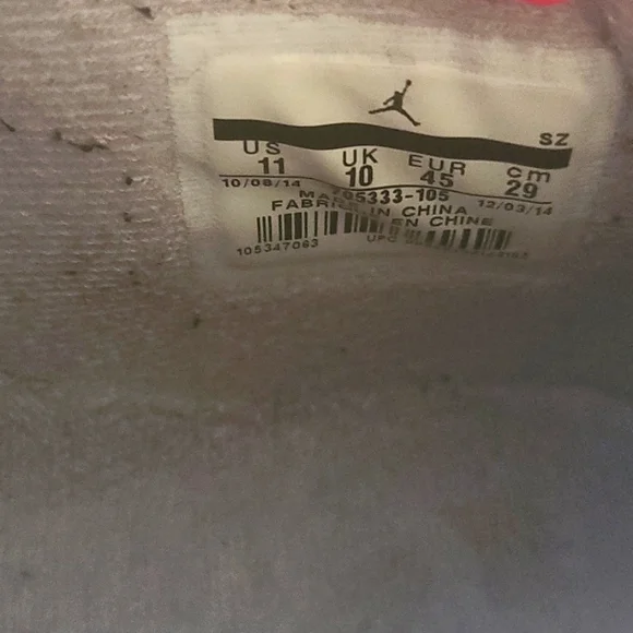Laser 4s Jordan's Men Size 11 Authentic